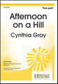 Afternoon on a Hill Two-Part choral sheet music cover